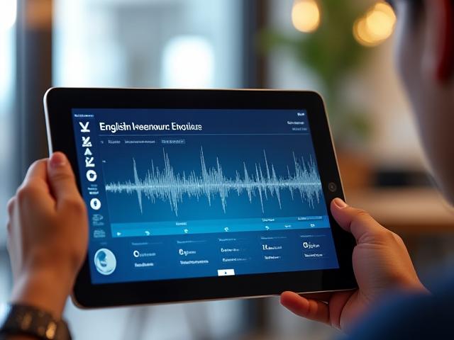 Студент использует AI-платформу Skyline English